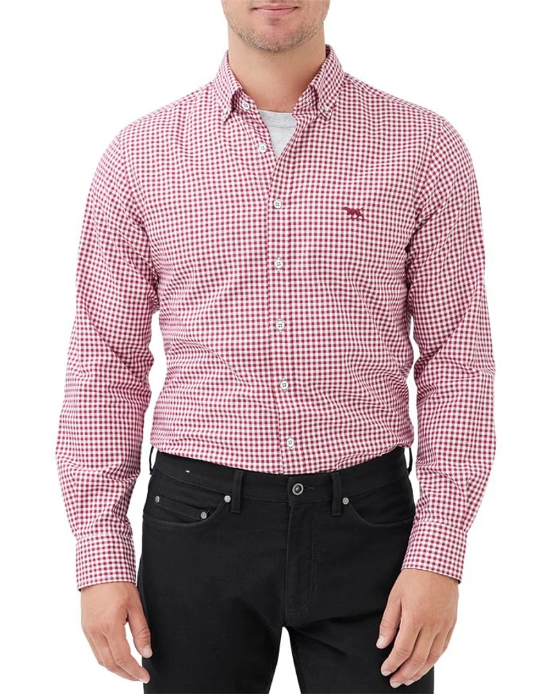 Gunn Check Oxford Long Sleeve Slim Fit Shirt
