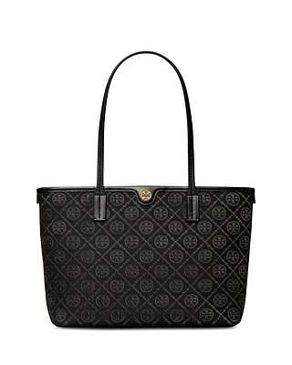Small T Monogram Zip Tote
