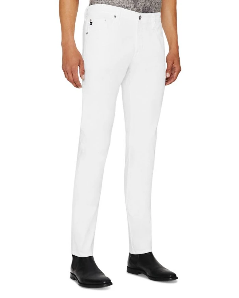 Everett Straight Fit Twill Pants White