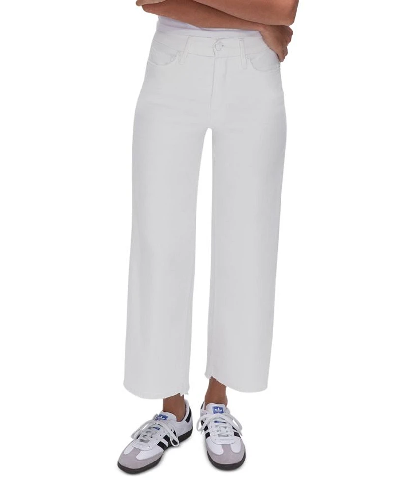 Good Waist Palazzo Cropped Jeans W001