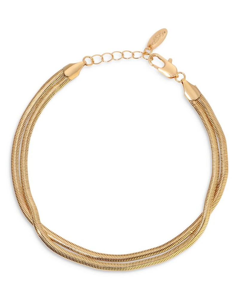Slinky Snake Double Chain Anklet
