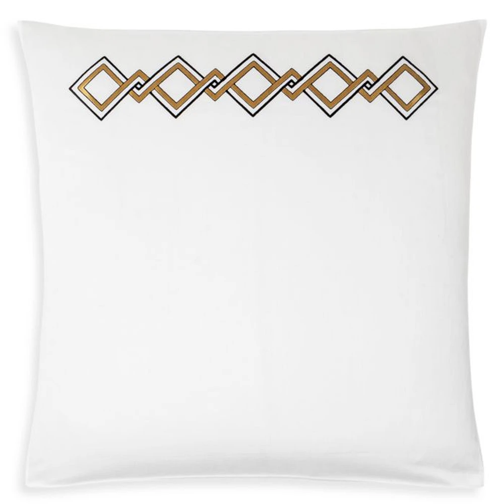 Twist Embroidery Euro Sham