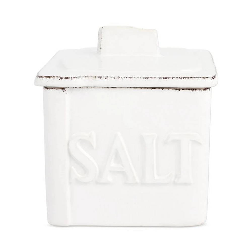 Lastra White Salt Cellar