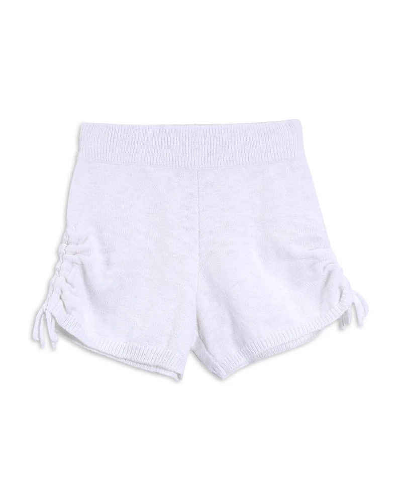 Girls' Loose Knit Cinched Shorts - Big Kid