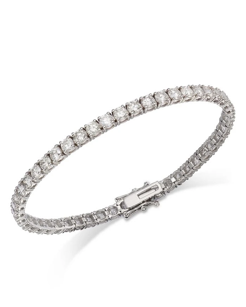 Diamond Tennis Bracelet in 14K Gold, 8.0 tcw
