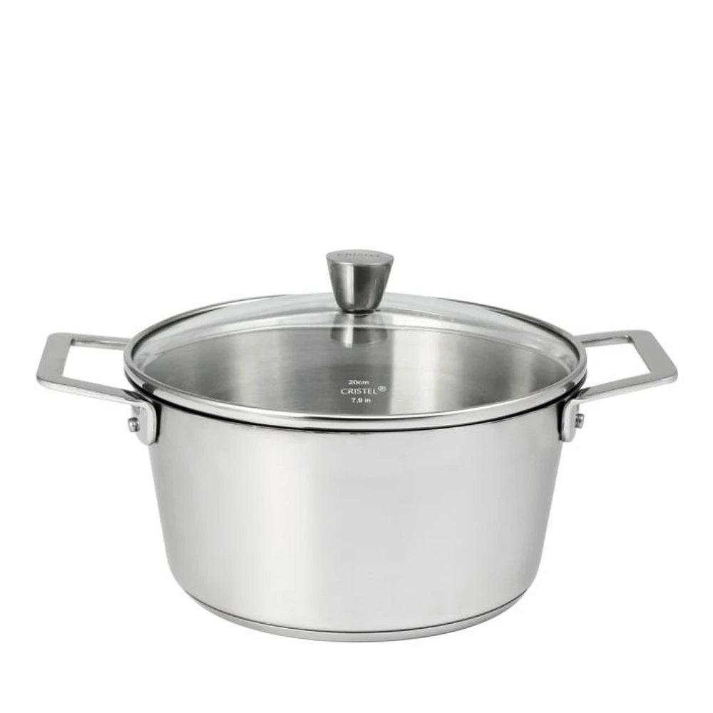 Cristel 1826 Collection 1.5 Qt Stewpan with Lid