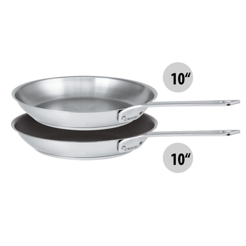 Cristel 1826 Collection 2 Pc 10" Frypan Set