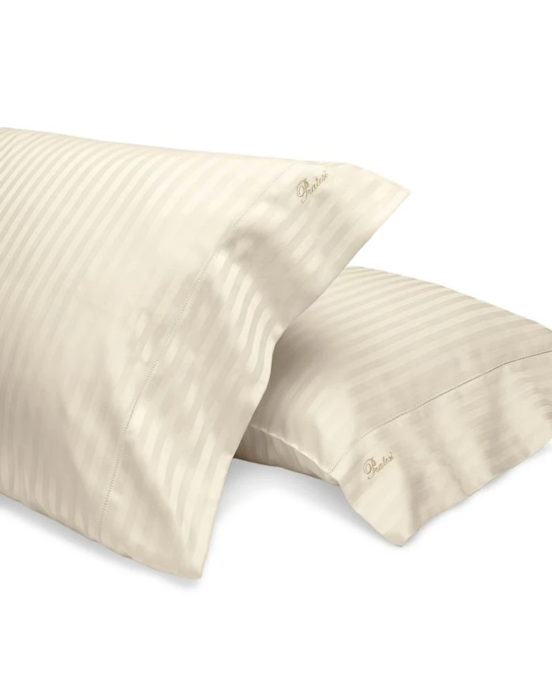 Raso Rigato King Pillowcase, Set of 2