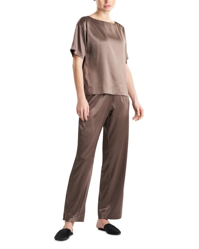 Glamour Satin Sleep Top