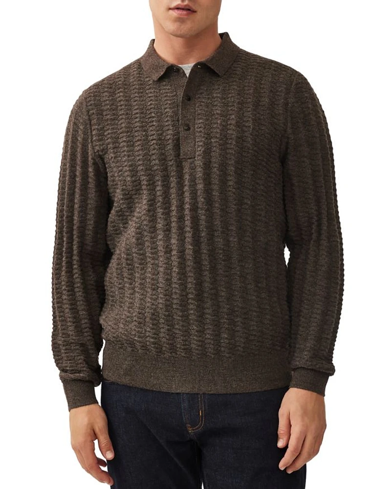 Walter Peak Ribbed Polo Sweater