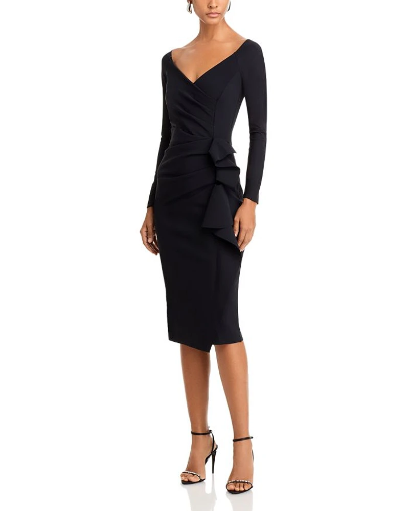 Silveria Off The Shoulder Bodycon Dress - Exclusive