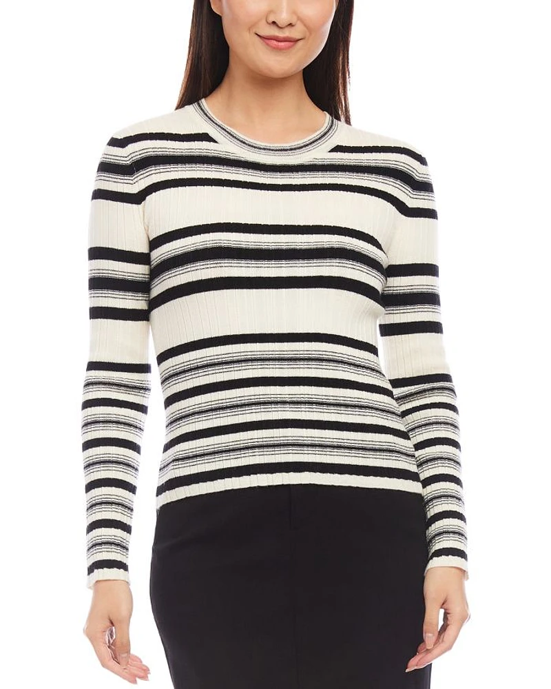 Striped Ribbed Sweater