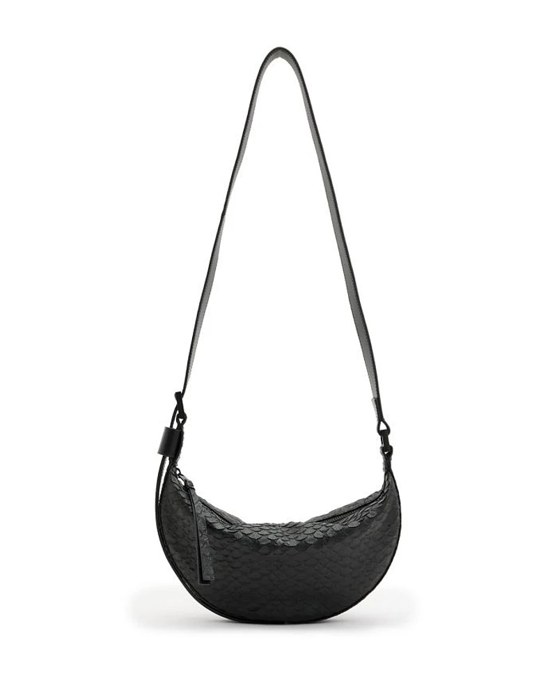 Half Moon Leather Crossbody