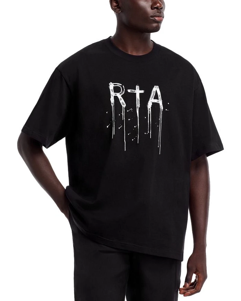 Crewneck Logo Graphic Tee