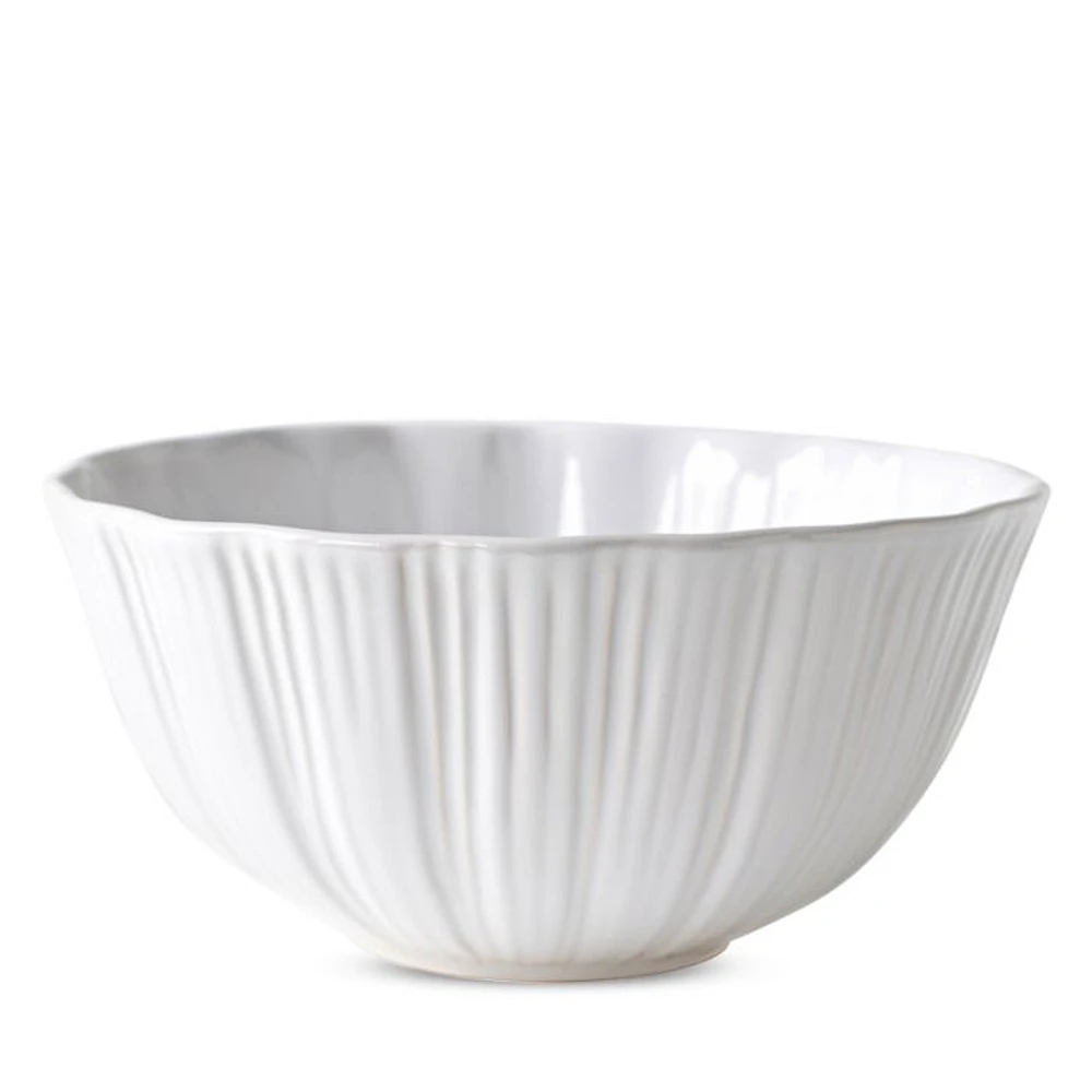 Bari White Serving Bowl