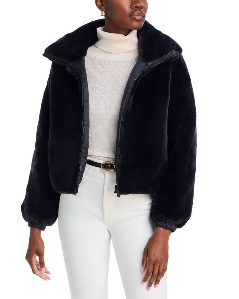 Jeon Reversible Faux Fur Jacket