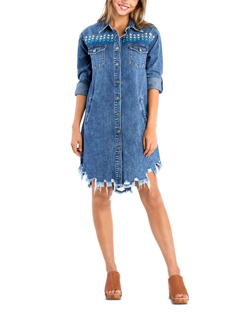 Superstar Denim Shirt Dress