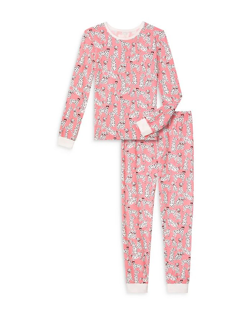 Unisex Paris Je T'aime Long Sleeve Pajama Set - Little Kid, Big Kid