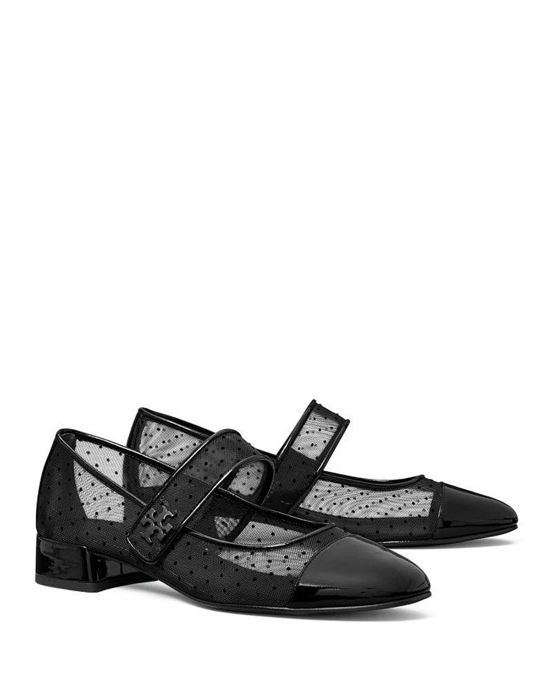Women's Cap Toe Mary Jane Flats