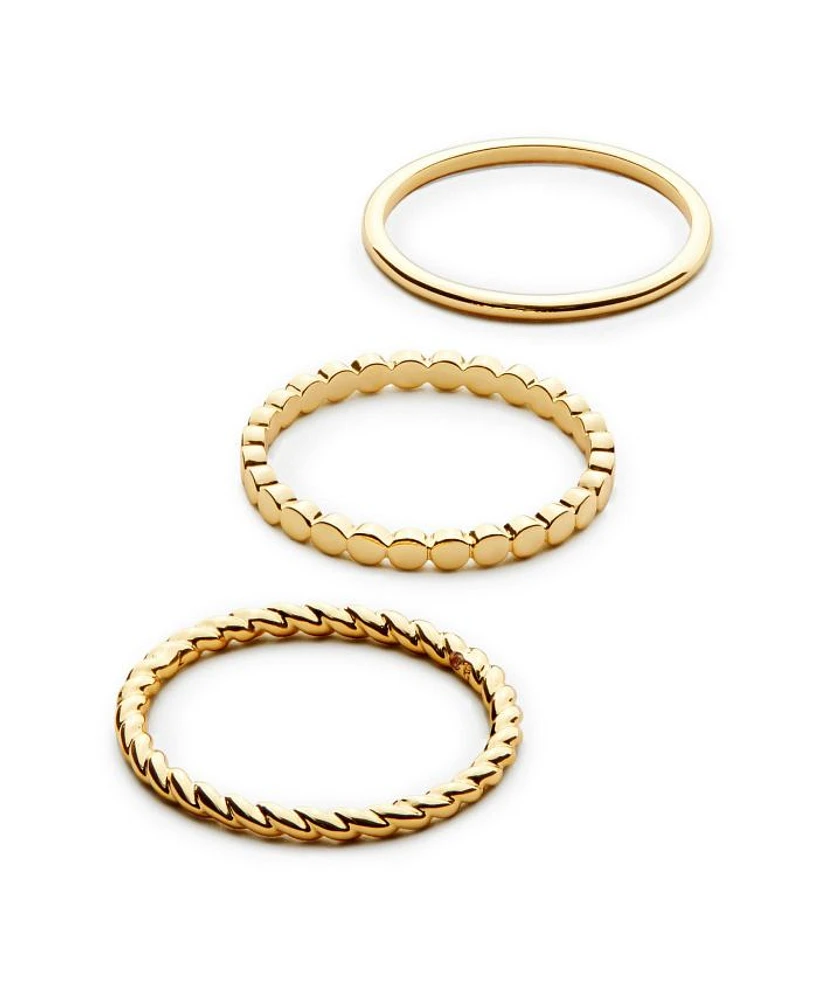 Gold Ring Set - Adrianna
