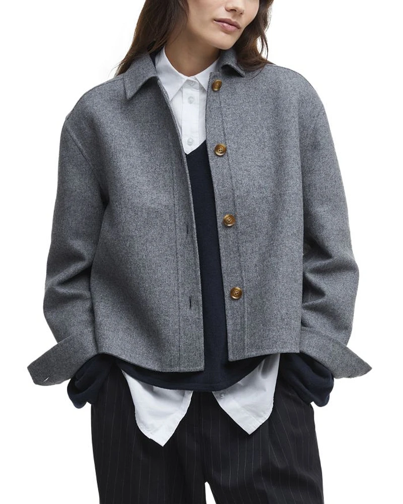 Emery Wool Blend Overshirt