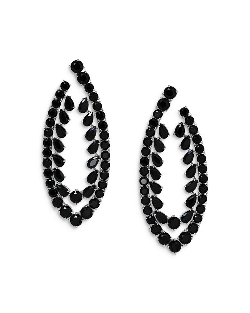 Starlet Stone Drop Front to Back Earrings