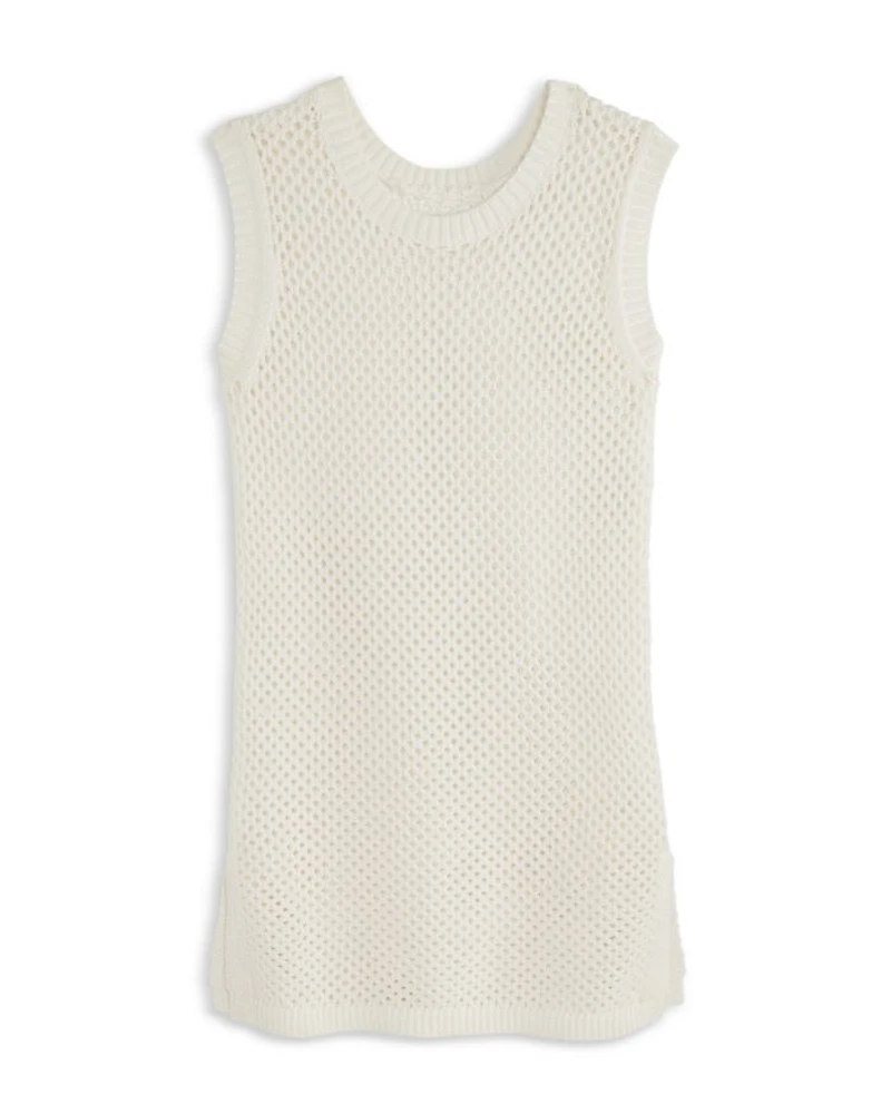 Girls' Reina Crochet Cover-Up Dress - Little Kid, Big Kid
