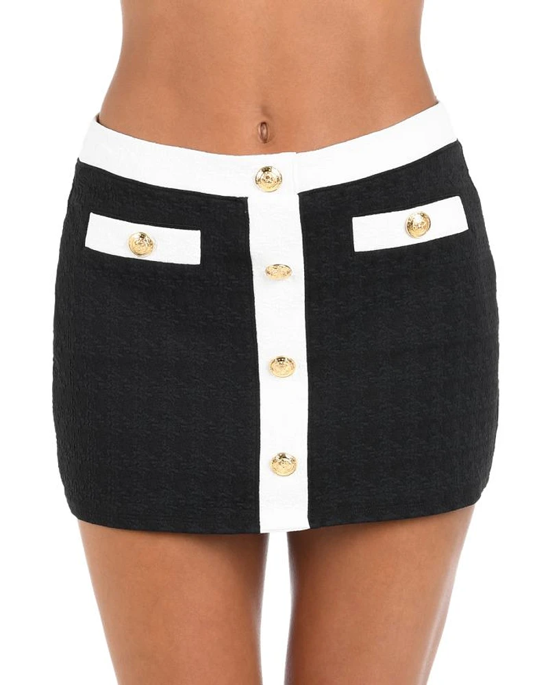 Coco Color Blocked Skirt Cover Up
