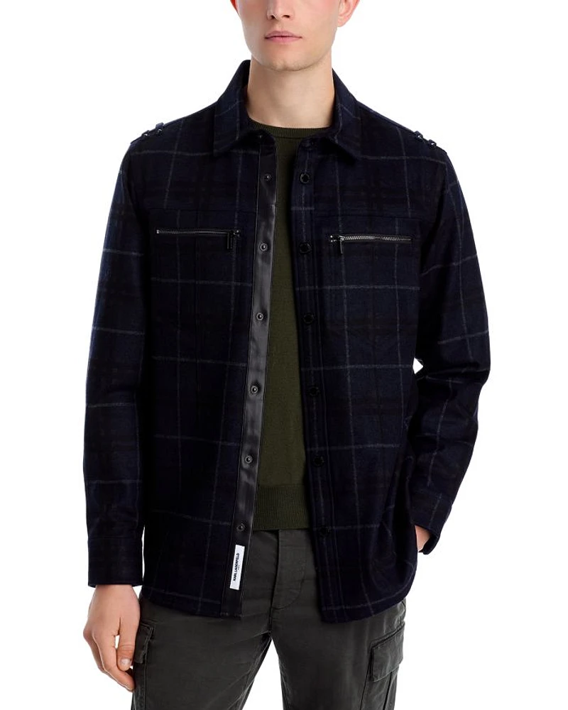 Plaid Shirt Jacket