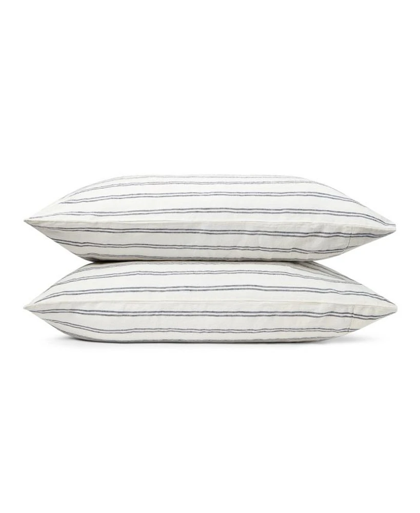 Kemptown Stripe Linen Blend Pillowcase (Pair), Standard