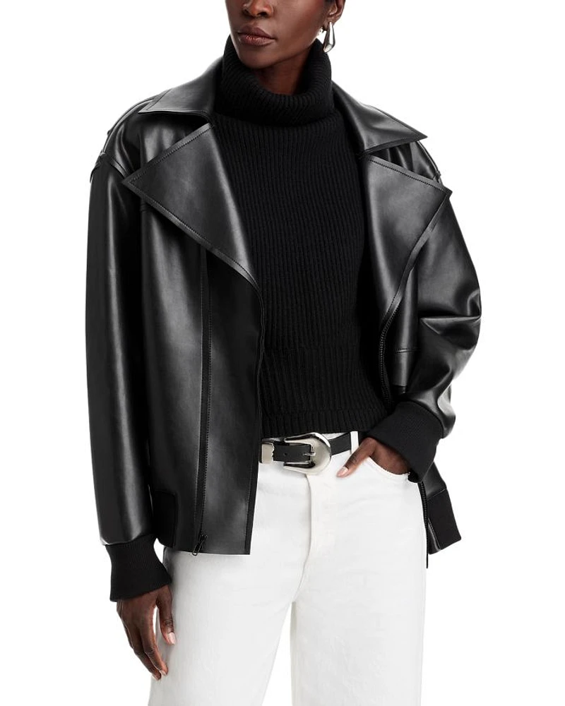 Oversized Moto Jacket