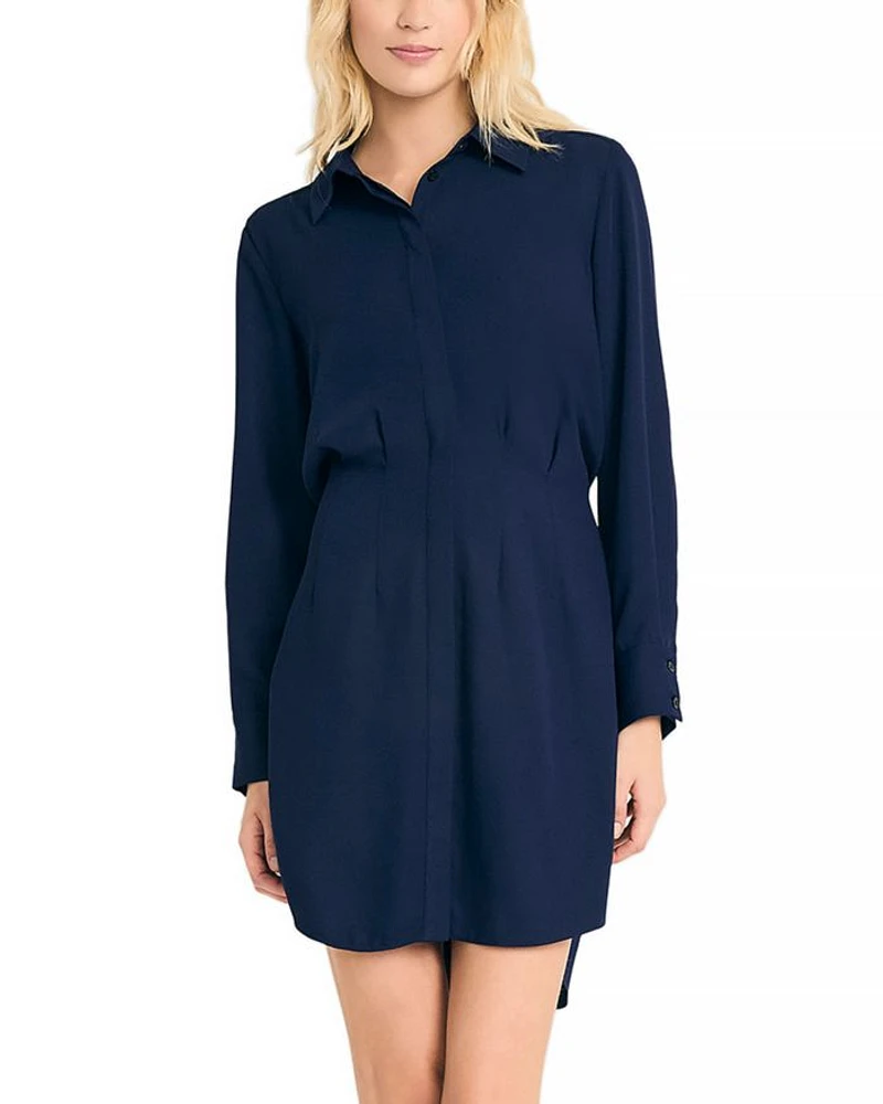Long Sleeve Mini Shirt Dress