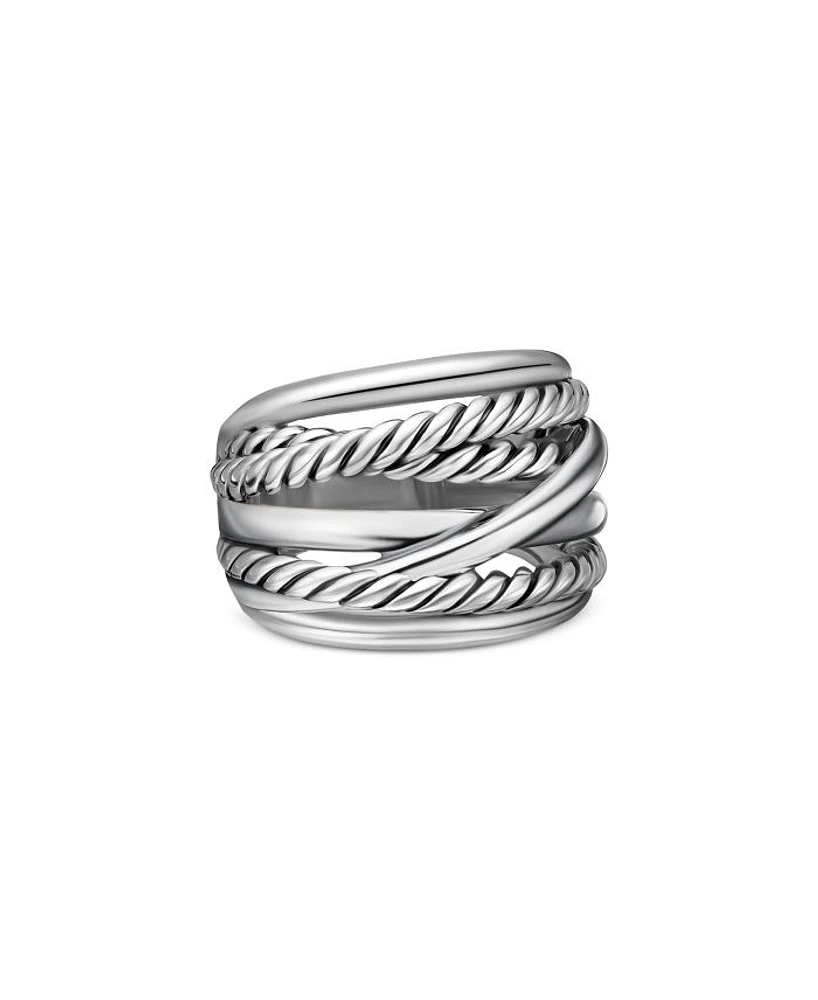 Crossover Wide Ring