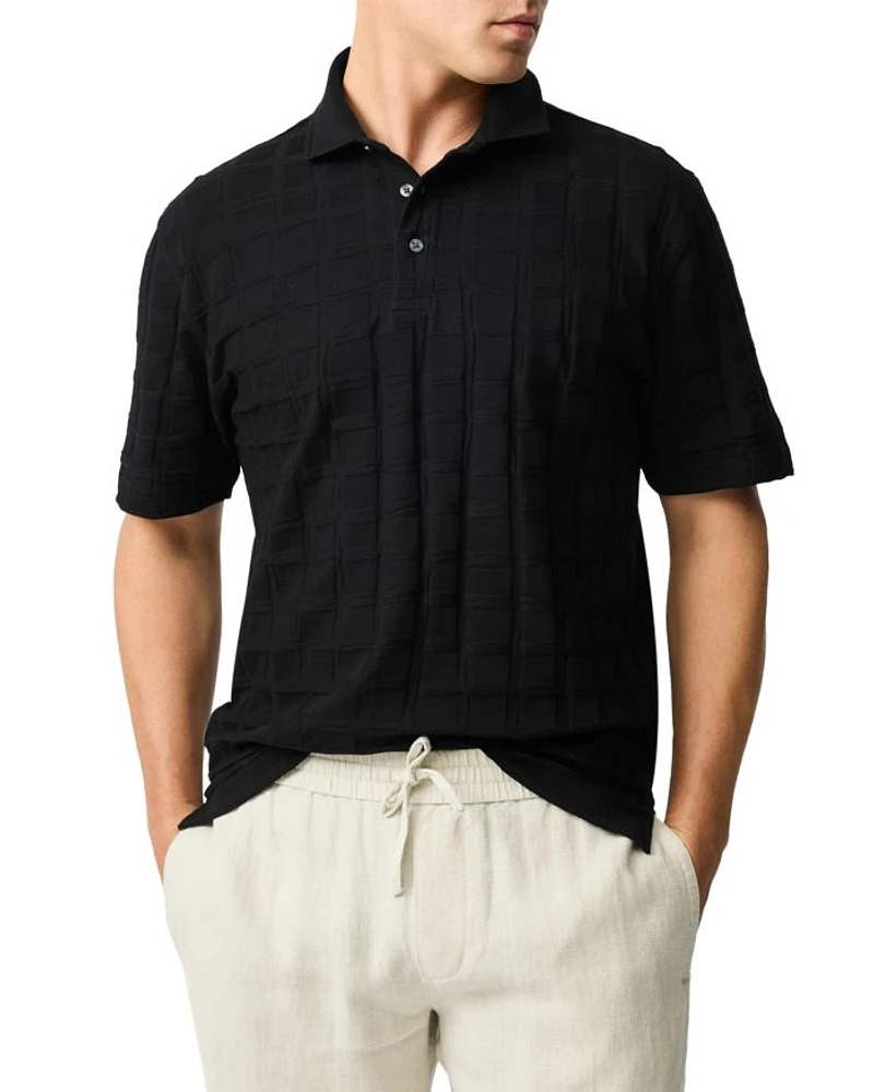 Rosskeen Jacquard Regular Fit Polo Shirt