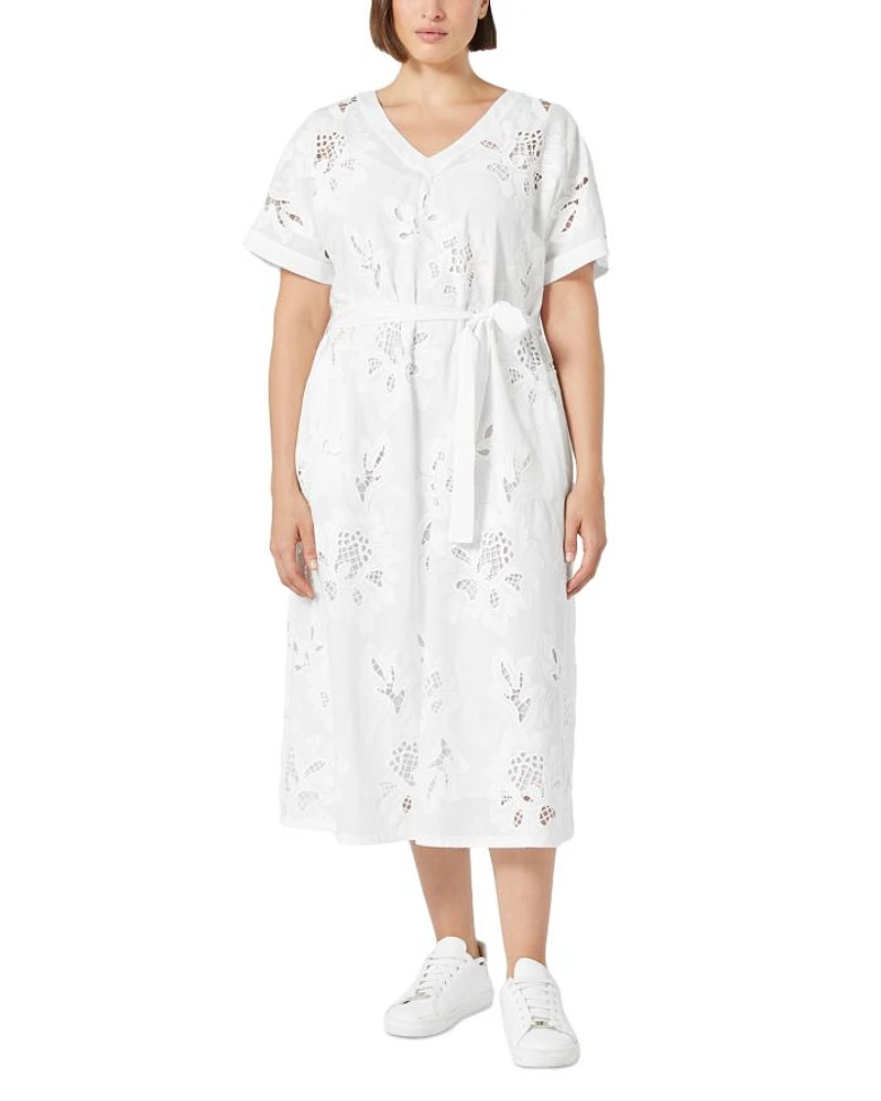 Voyage 2A Uscita Micaela Floral Embroidered Dress