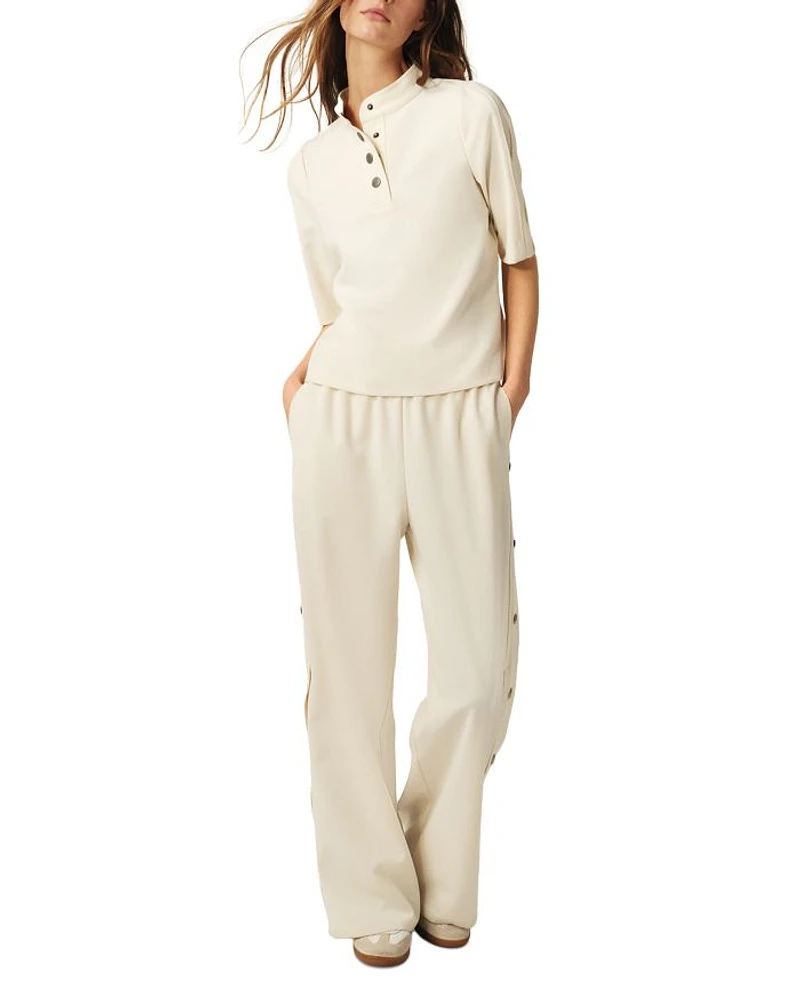 Josta Snap Seam Wide Leg Pants