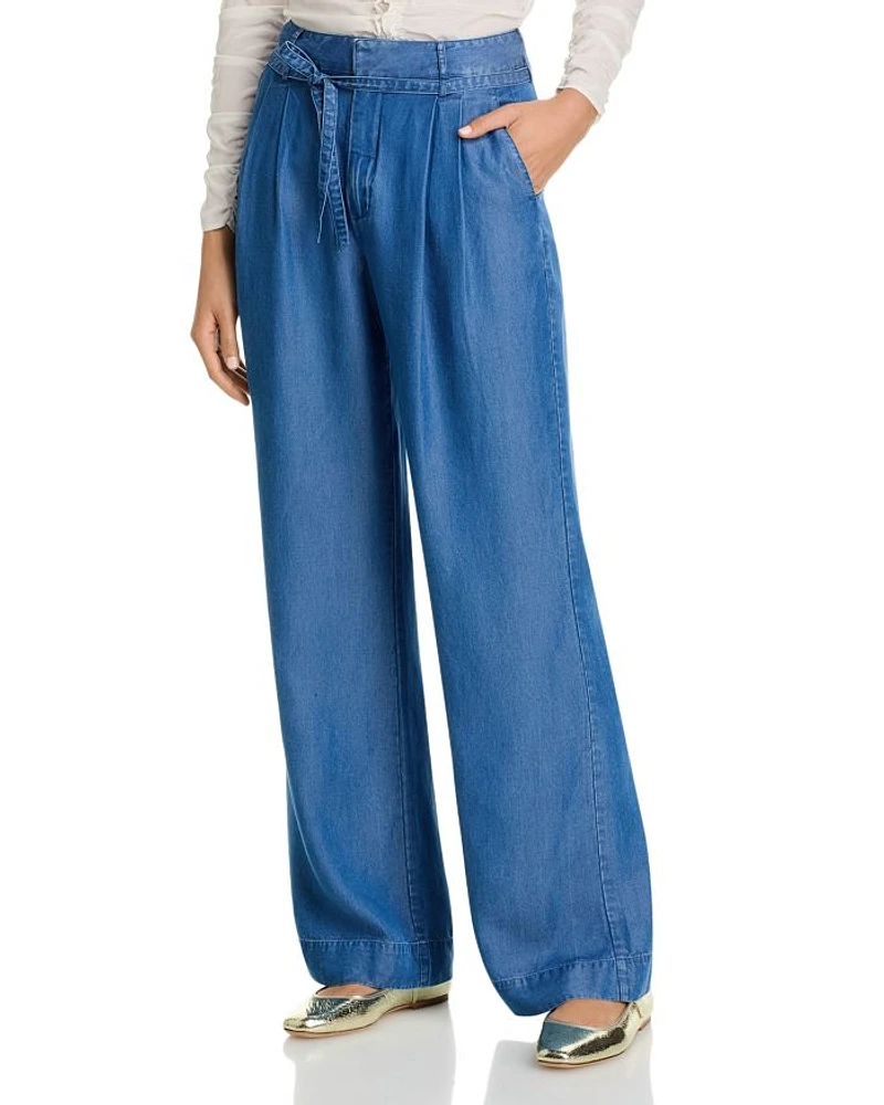Felicity Pleated Tie Pants