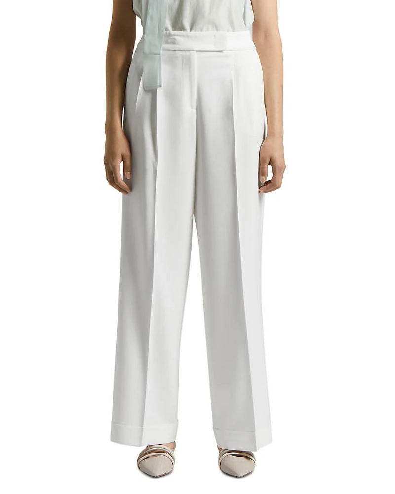 Pleated Palazzo Pants