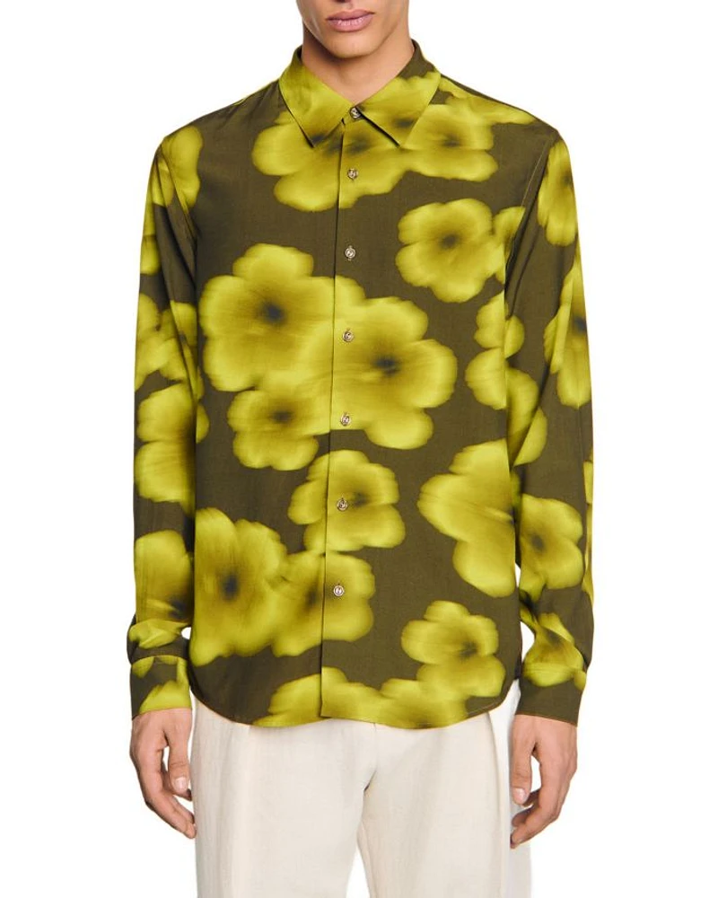 Loose Fit Floral Shirt
