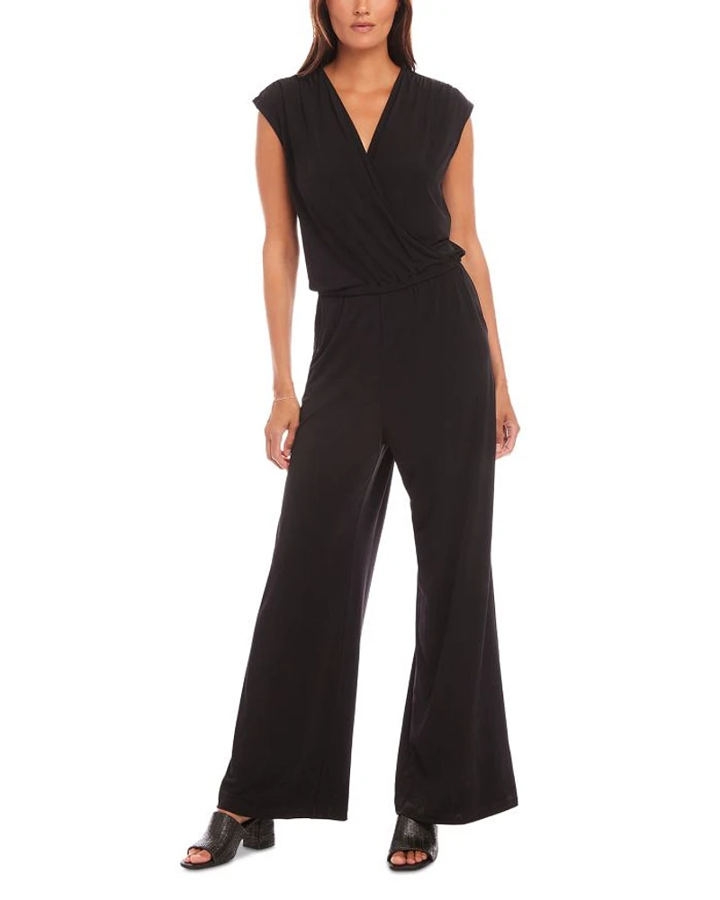 Sleeveless Travel Jersey Jumpsuit