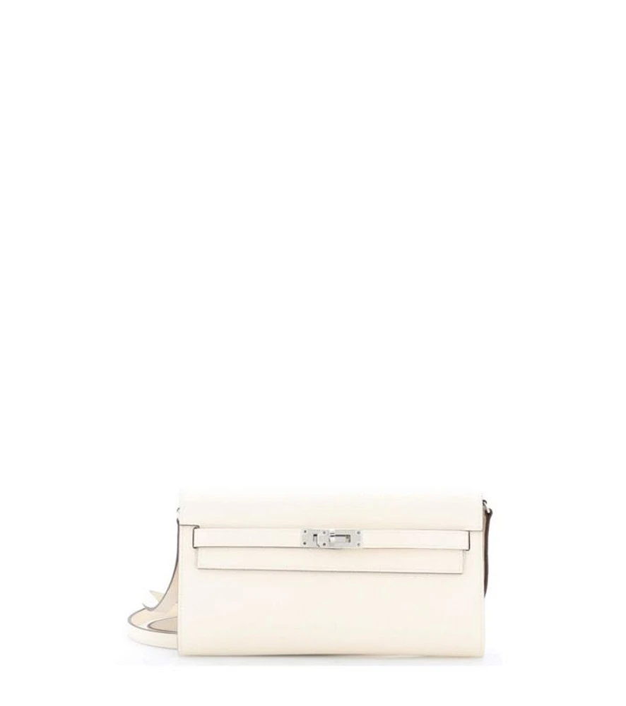 Pre-Owned Hermes Kelly To Go Wallet Verso Epsom
