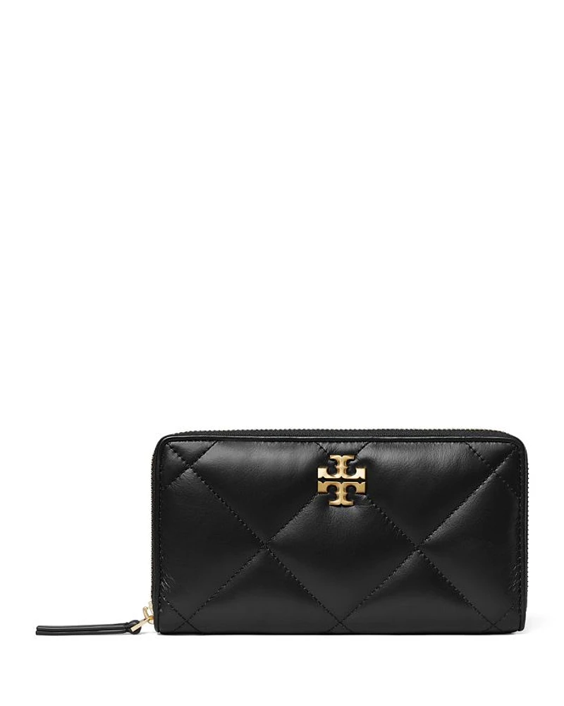 Kira Diamond Quilt Zip Continental Wallet