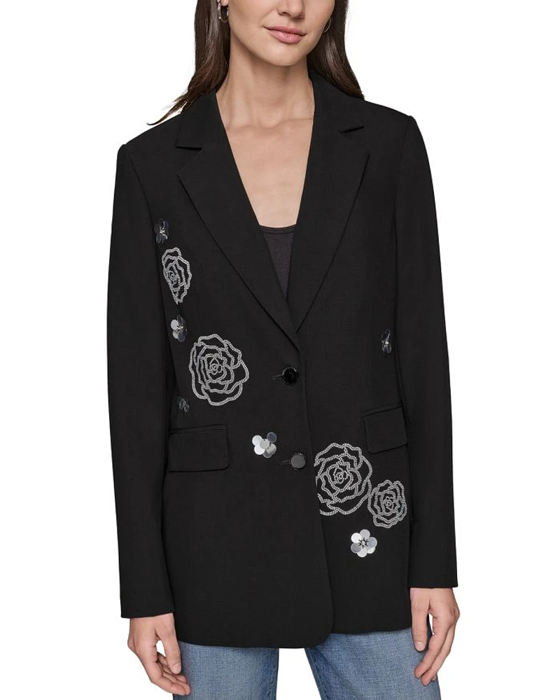 Rose Motif Blazer