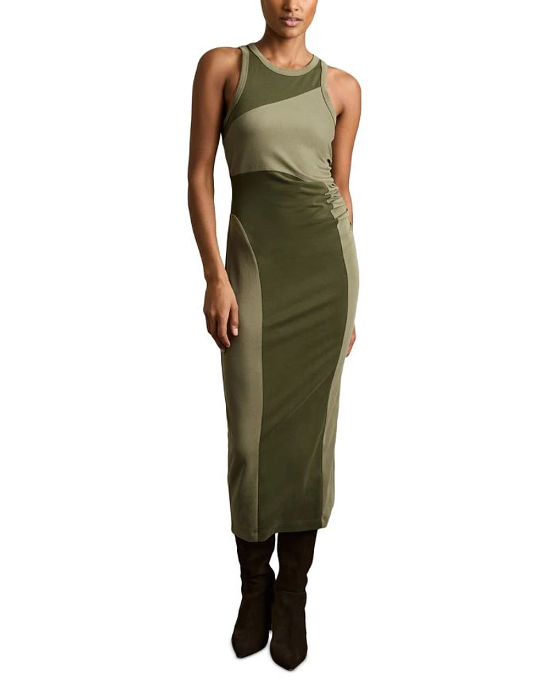 Ava Blocked Jersey Dress