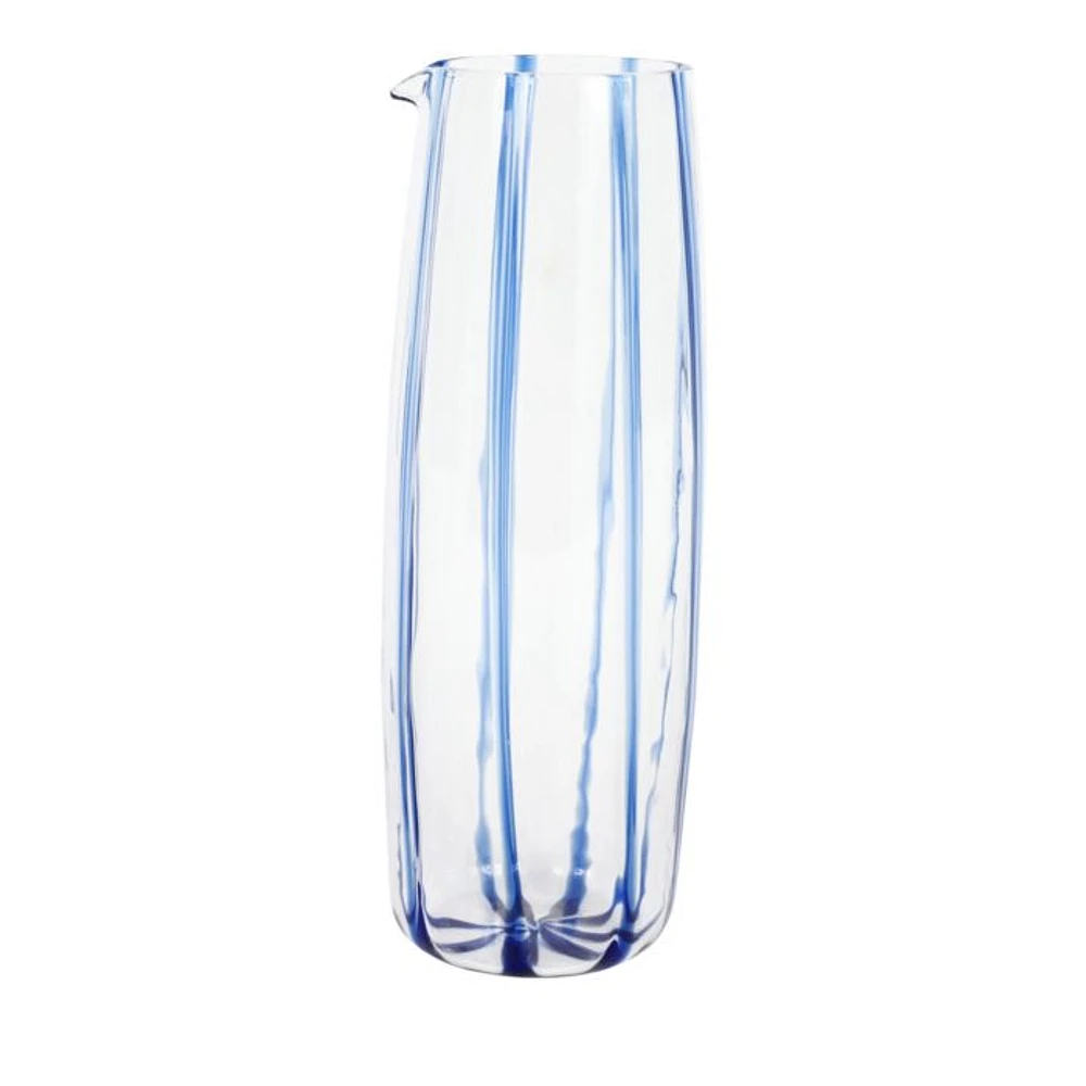 Nuovo Stripe Blue Pitcher