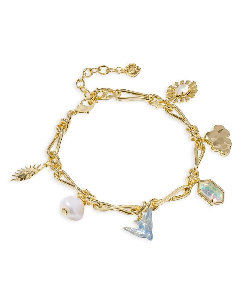 Melody Mixed Stone Charm Bracelet