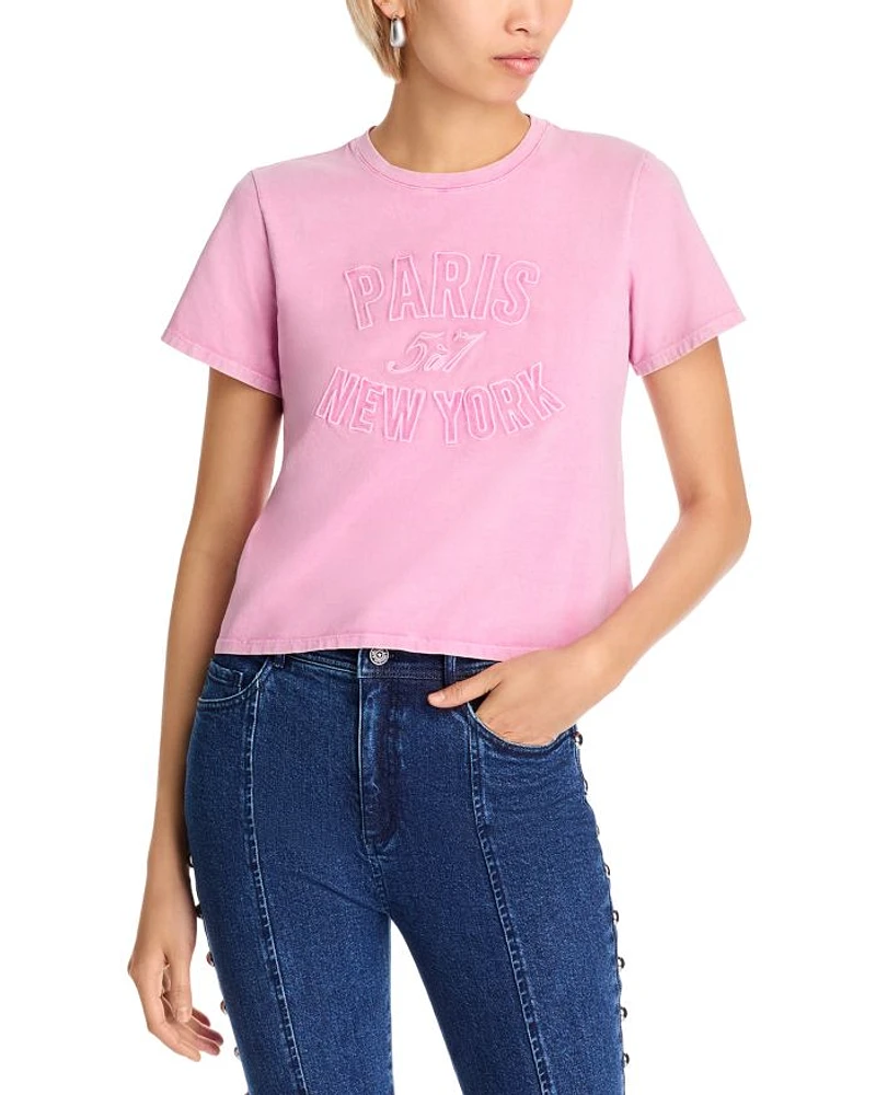 Garment Dye Logo Shrunken Tee