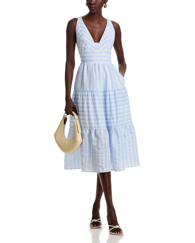Textured Midi Dress - Exclusive