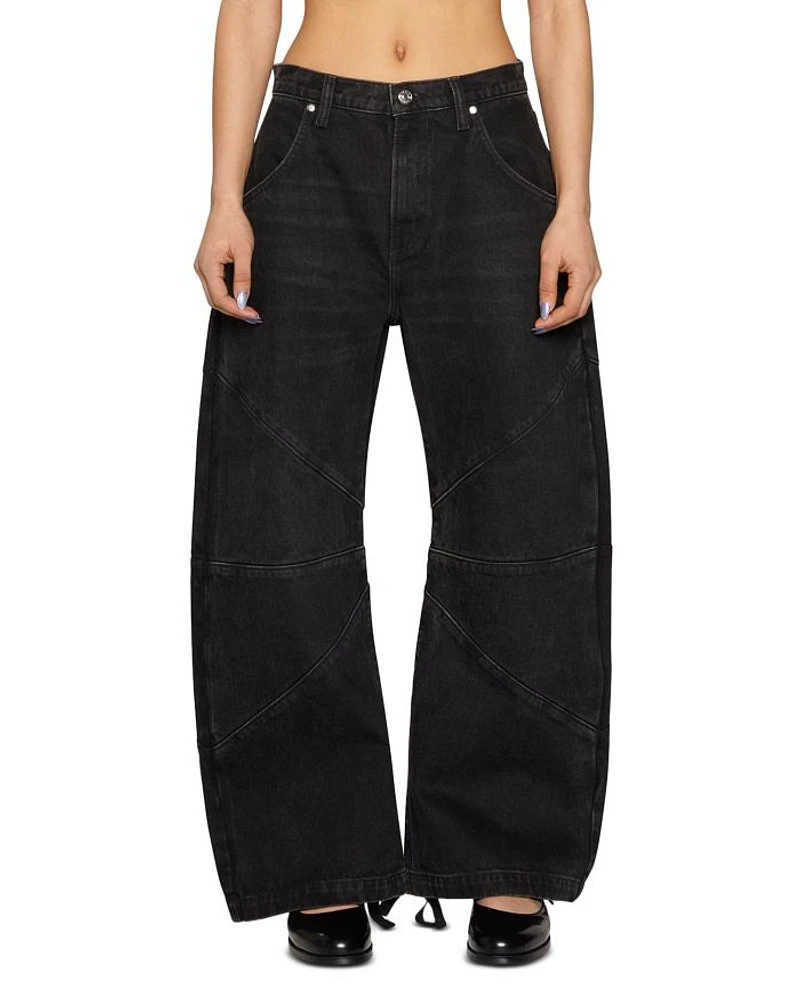 Freddy High Rise Barrel Leg Jeans