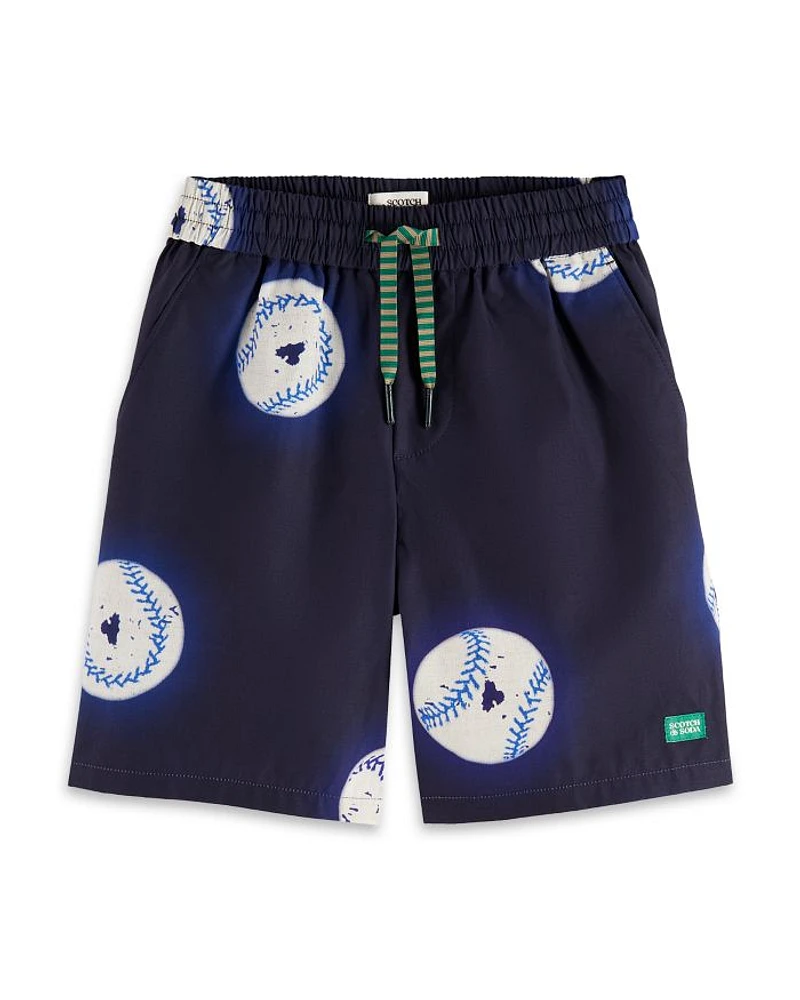 Boys' Mid Length Printed Swim Shorts - Little Kid, Big Kid